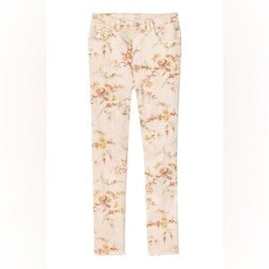 Rebecca Taylor La Vie Belle Ines Floral Ankle Cut Straight Jeans Size 29